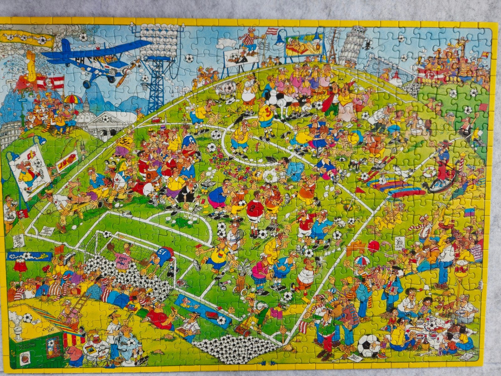 Puzzel Jan van Haasteren, Goal 500 stukjes, Ophalen of Verzenden, 500 t/m 1500 stukjes, Zo goed als nieuw