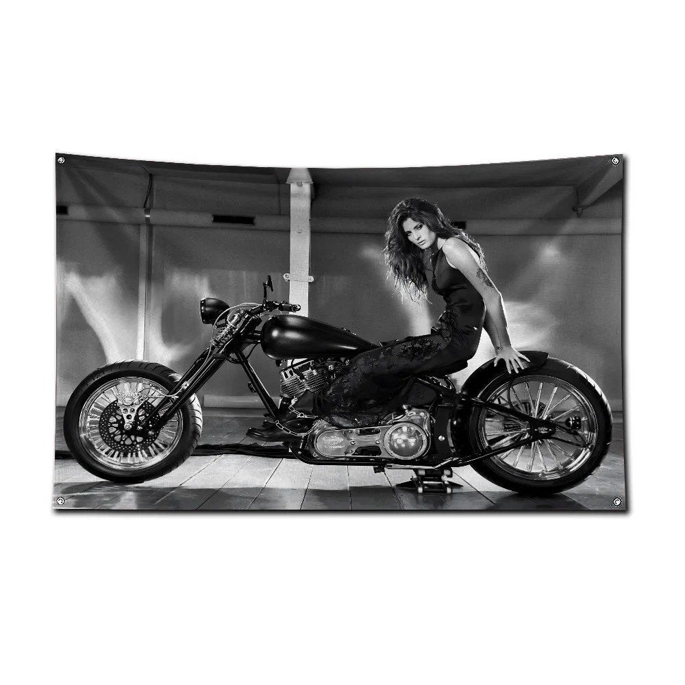 Grote vlaggen Vintage motoren (150x90cm), Diversen, Ophalen of Verzenden, Nieuw