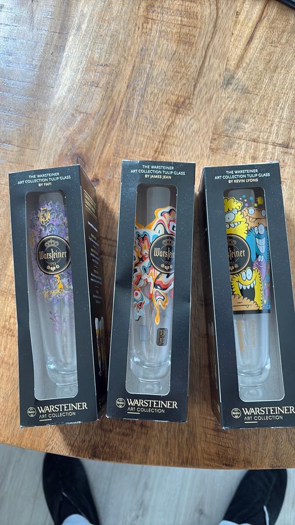 Warsteiner glazen, Ophalen of Verzenden, Nieuw, Glas of Glazen, Overige merken