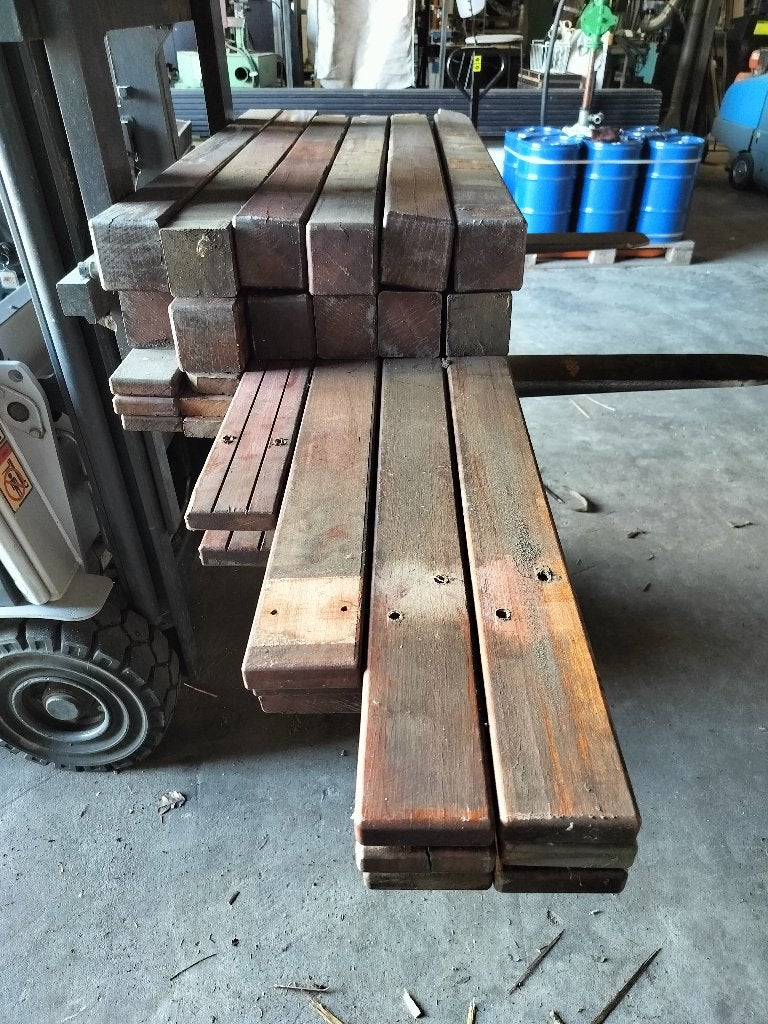 Hardhout gebruikt, Tuin en Terras, Ophalen, Gebruikt, Overige typen, Hardhout