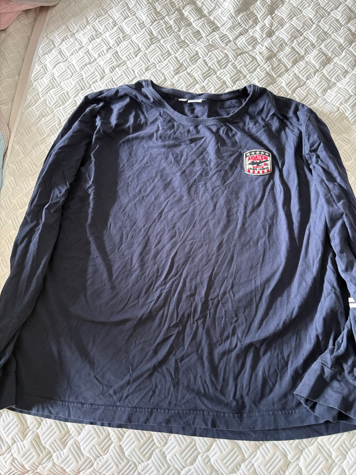 John Baner Longsleeve Shirt - Maat 4XL, Ophalen of Verzenden, Gedragen, Overige maten, Blauw