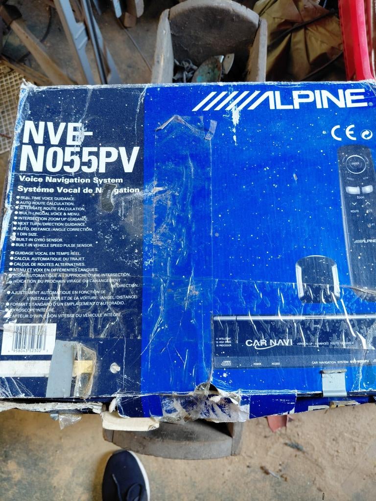 Alpine NVE-N055PV Voice Navigatiesysteem, Auto diversen, Autonavigatie, Gebruikt, Ophalen of Verzenden