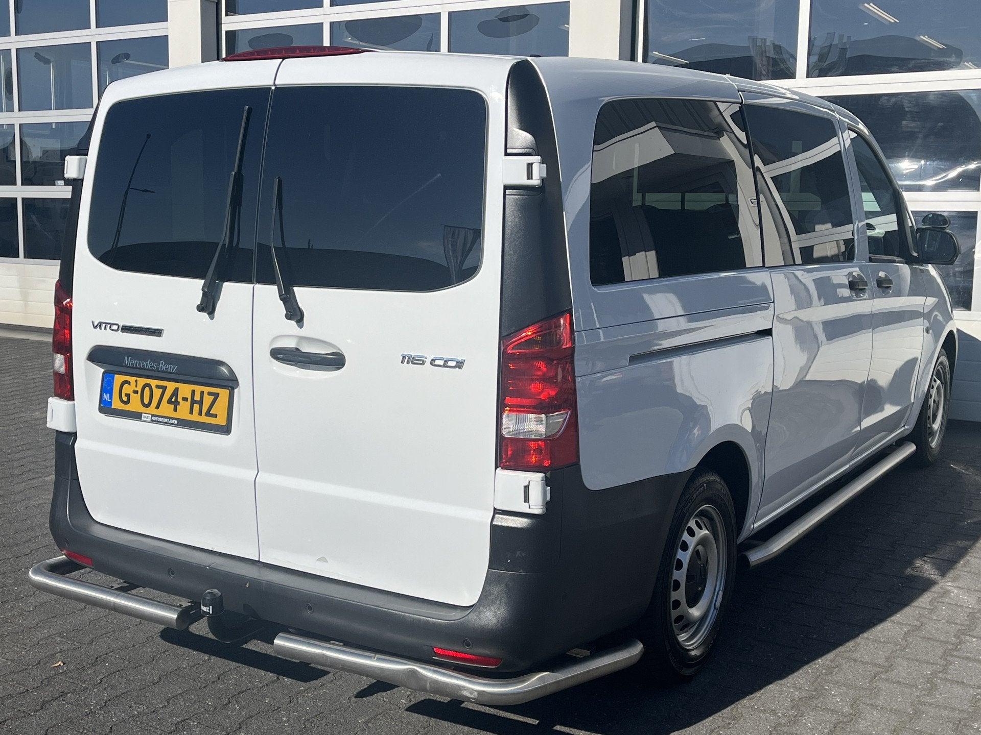 Mercedes-Benz Vito Tourer 116 CDI Pro Lang 8-persoons Airco, Auto's, Mercedes-Benz, Automaat, Gebruikt, 2000 kg, Start-stop-systeem