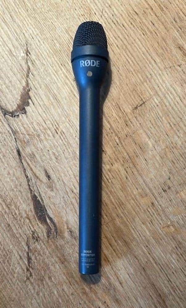 RØDE Reporter microfoon – pro interviewmicrofoon – XLR, Ophalen of Verzenden, Zo goed als nieuw, Studiomicrofoon