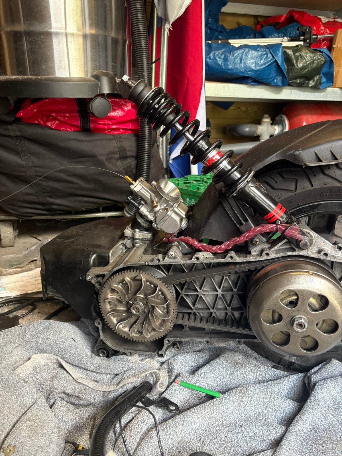 Zip 172cc blok tuned plug and playstaat in de weg bieden mag, Ophalen