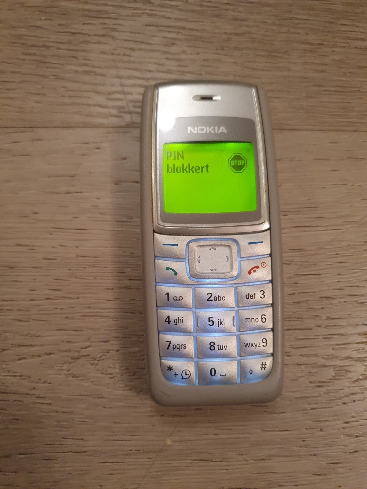 zeldzame nokia 1110 zilver in perfecte staat, Telecommunicatie, Ophalen of Verzenden, Nieuw