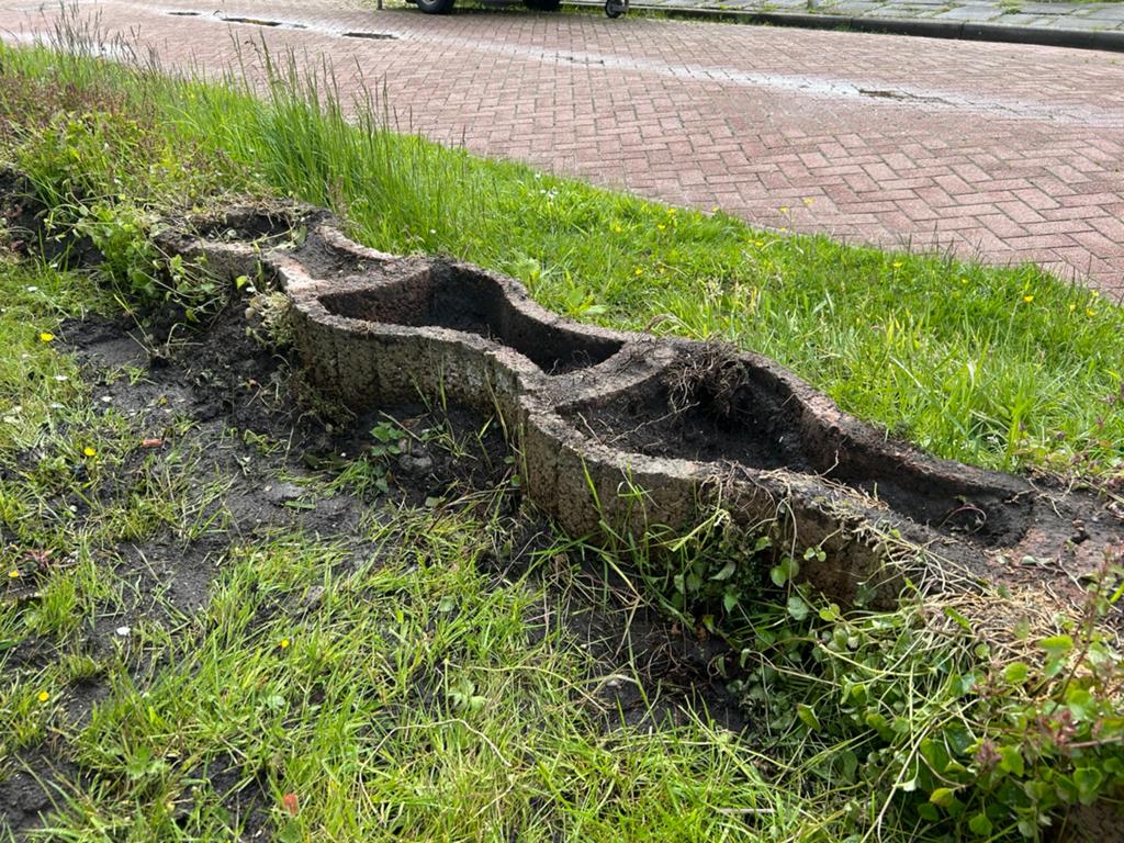25 borderblokken gratis af te halen, Ophalen, Gebruikt, Minder dan 100 cm, Minder dan 25 cm