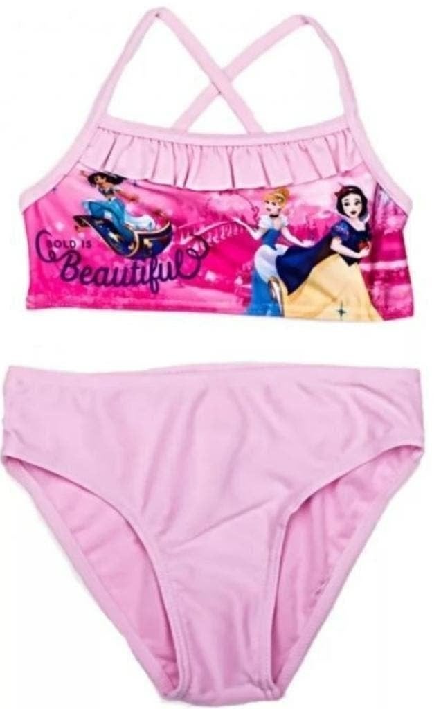 Disney Princess Bikini Roze - Maat 98 - 104 - 128, Kinderen en Baby's, Maat 98, Bikiniset, Meisje, Nieuw