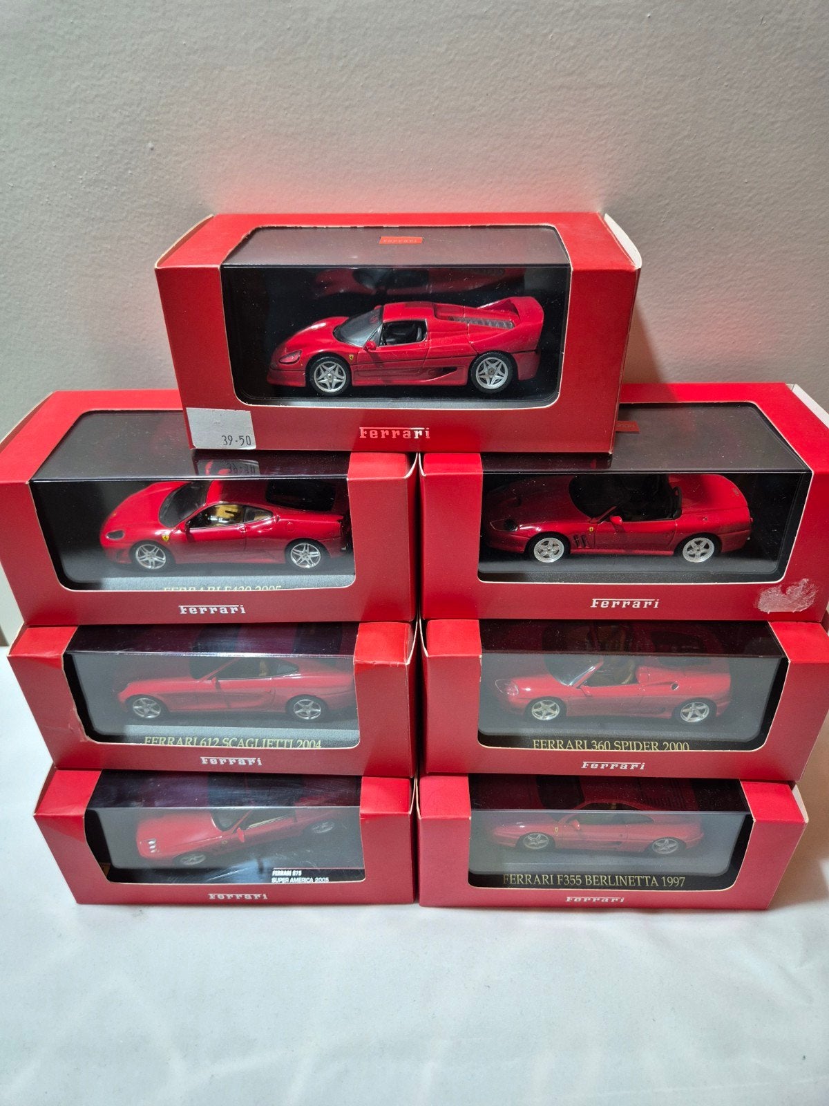 Collectie Ferrari modelauto's - Zo goed als nieuw, Ophalen of Verzenden, Zo goed als nieuw, Auto, Overige merken