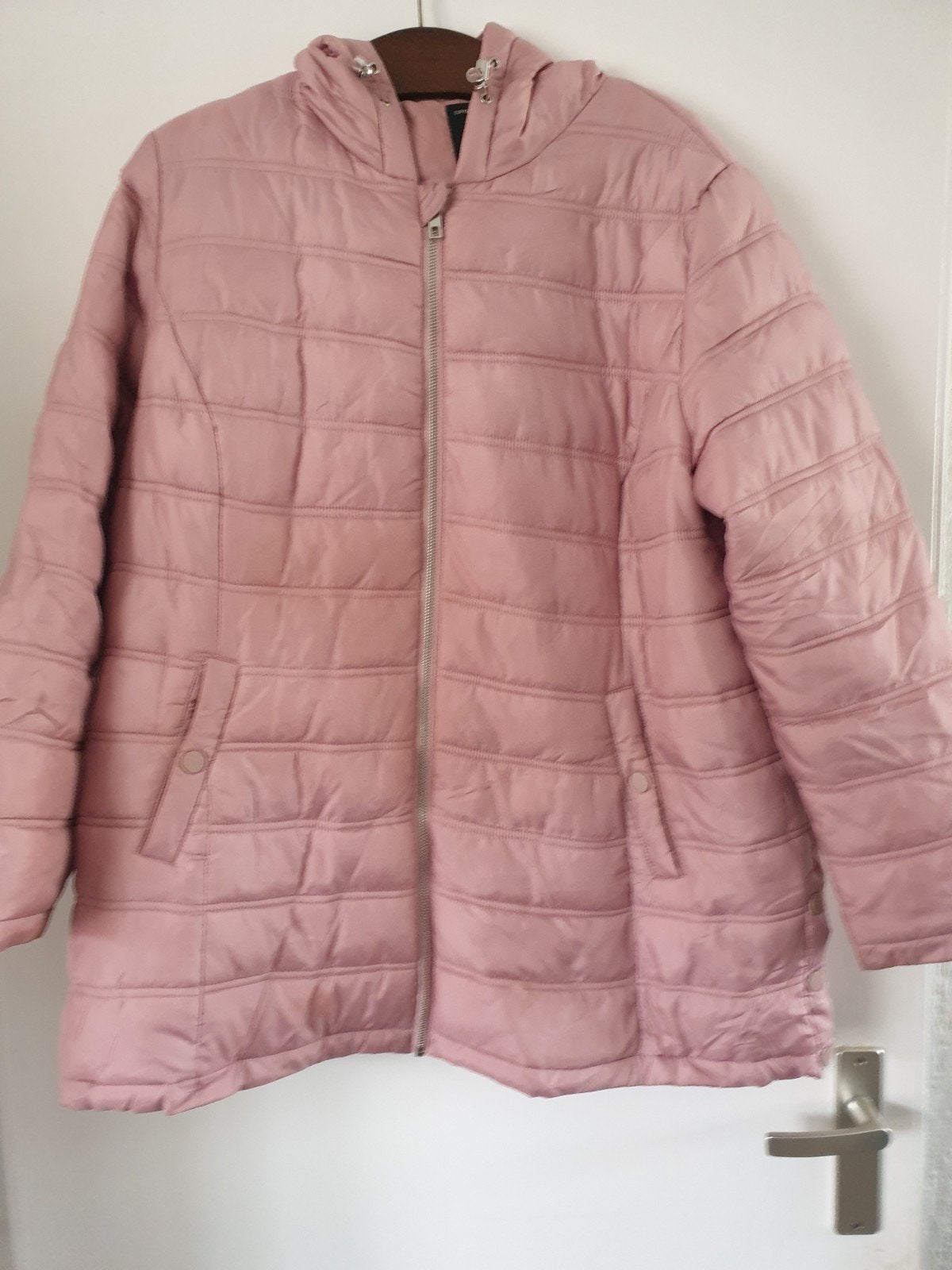 Roze winterjas in nieuwstaat maat 56, Yessica, Ophalen of Verzenden, Roze, Jas of Mantel