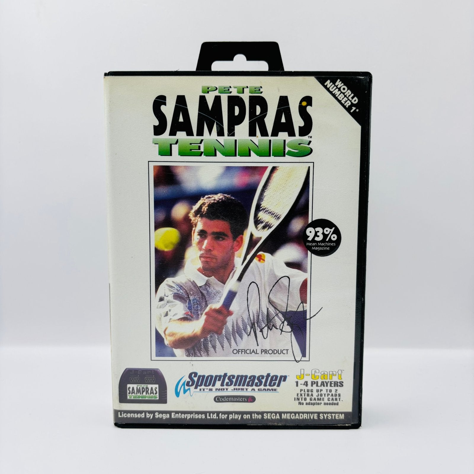 Pete Sampras Tennis - Sega Mega Drive, Spelcomputers en Games, Games | Sega, 1 speler, Sega, Ophalen of Verzenden, Zo goed als nieuw