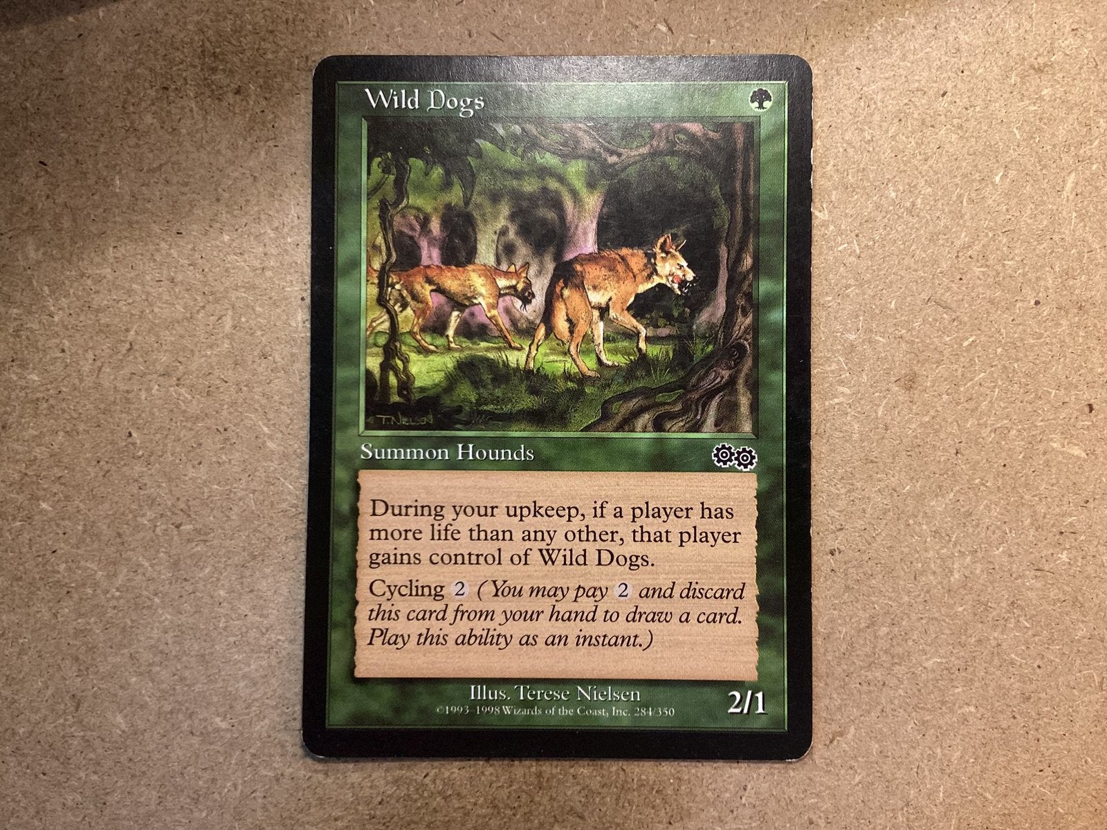 1x Wild Dogs [284/350] (Good), Ophalen of Verzenden, Gebruikt, Losse kaart