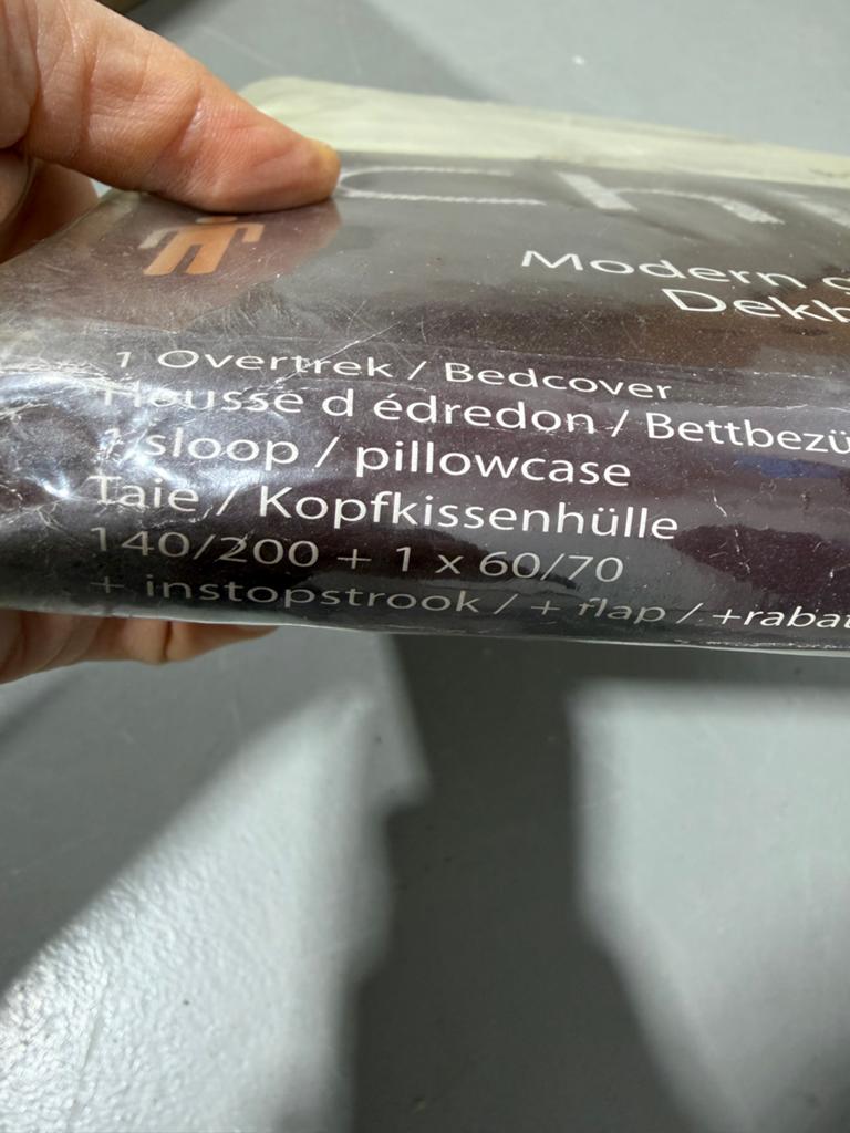 Chique Dekbedovertrek met Kussensloop - Modern Design, Overige materialen, Nieuw, 150 tot 200 cm, Minder dan 50 cm