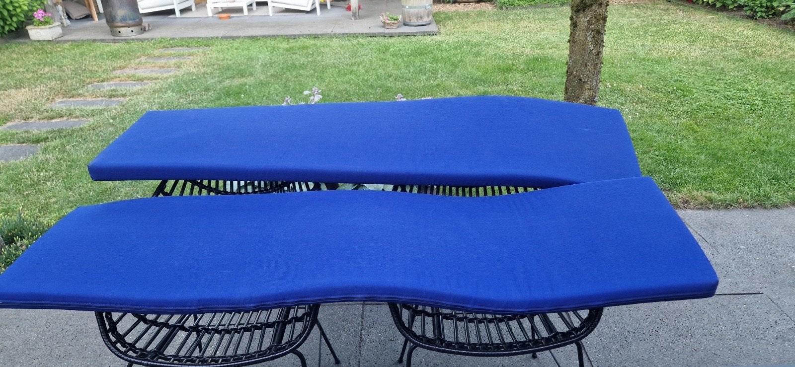 2 Eldovi Outdoor-kussens voor bijv picknicbankje of boot, Ophalen
