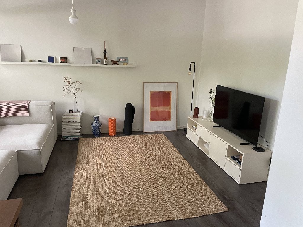 LOHALS vloerkleed IKEA (160x230 cm) incl. ondertapijt, Huis en Inrichting, Ophalen, Beige, 150 tot 200 cm, 200 cm of meer