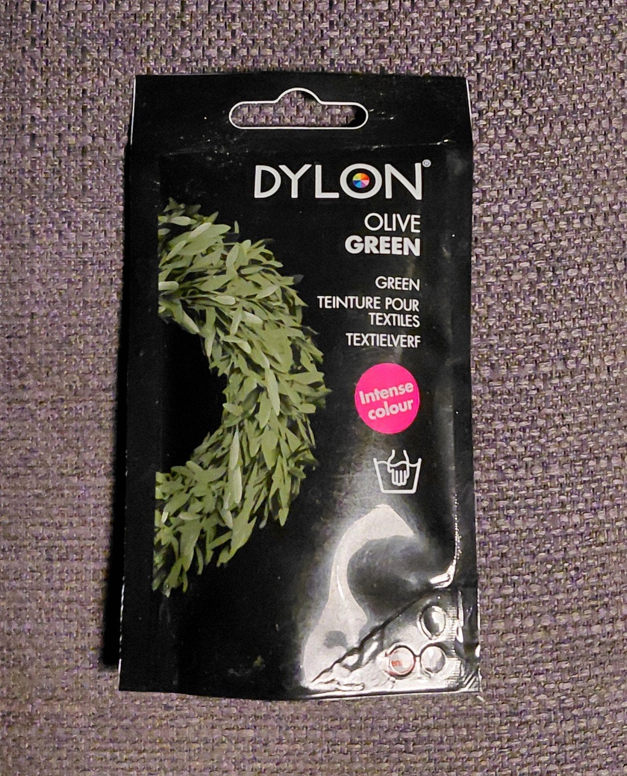 Dylon Textielverf Olive Green - Intense kleur, Ophalen, Nieuw, Groen