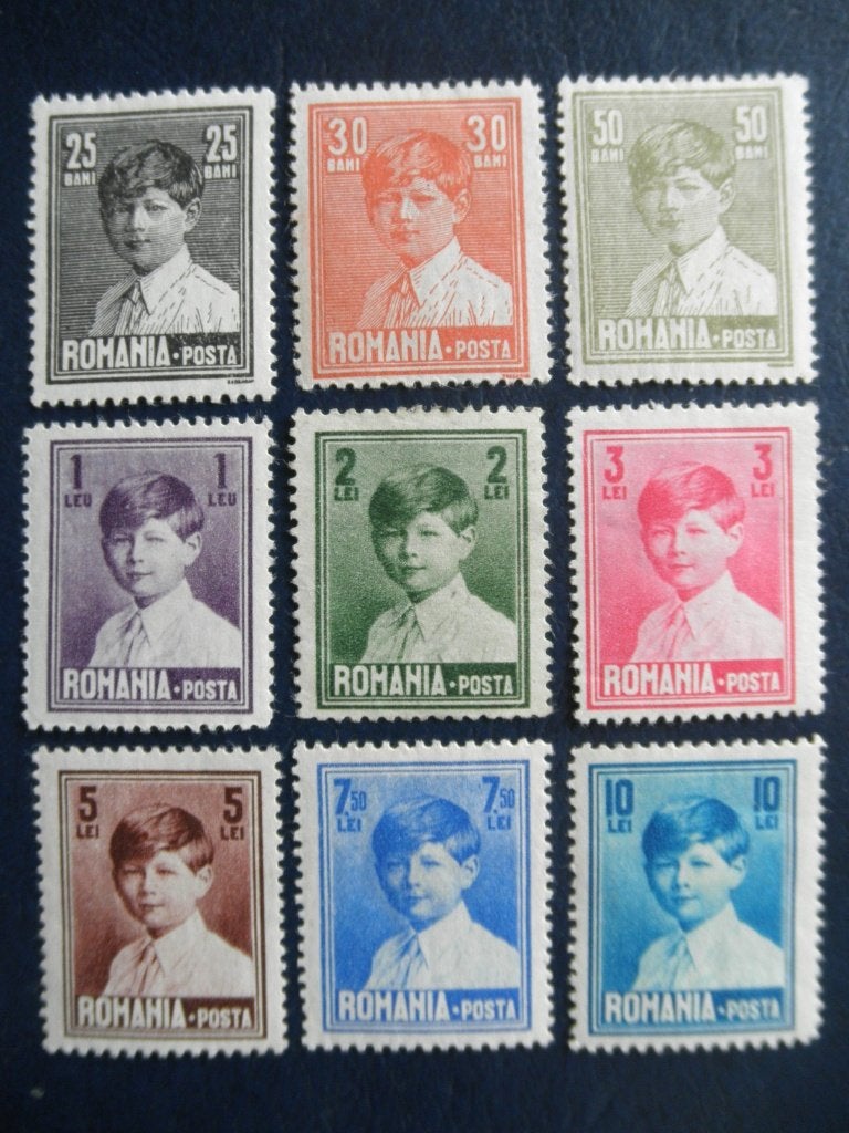 Postzegels Roemenië 1928 koning Michael - cw. € 50,00 (*)., Ophalen of Verzenden, Overige landen