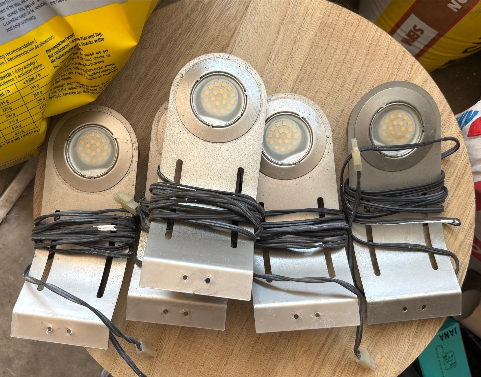 Led opbouwspots keukenkastjes, Overige merken, Gebruikt, Overige fittingen, Zilver