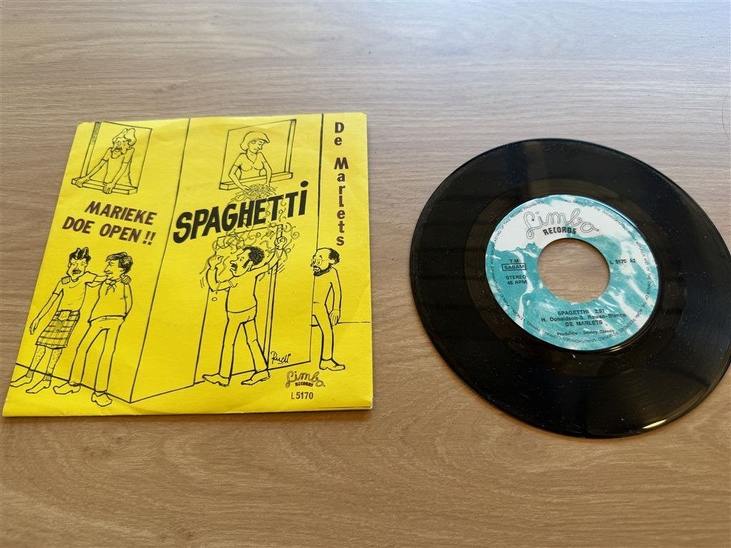 De marlets - Spaghetti - marieke doe open, Cd's en Dvd's, Ophalen of Verzenden, Zo goed als nieuw, Nederlandstalig