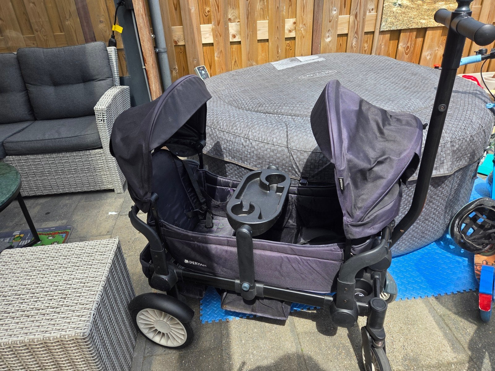 Deryan bolderkar, Ophalen, Zo goed als nieuw, Kinderwagen of Buggy