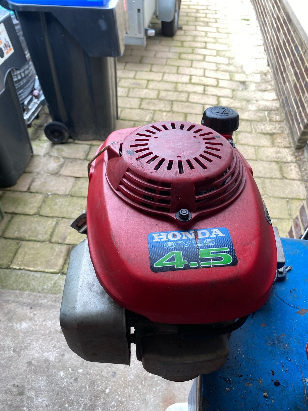 Honda GCV135 Grasmaaier Motor - Loopt Perfect!, Ophalen of Verzenden, Gebruikt, Benzine-grasmaaier