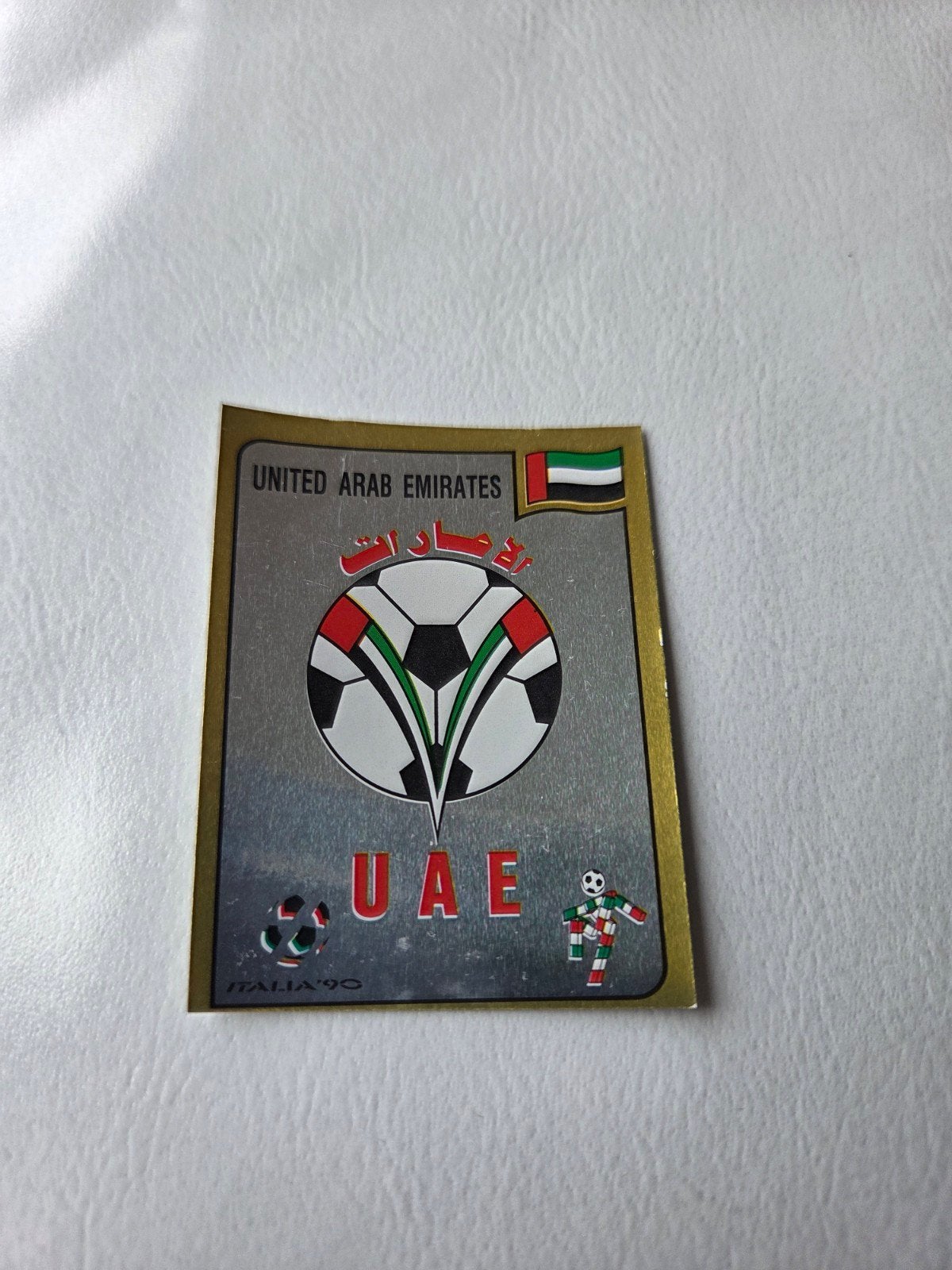 Panini WK 90, Ophalen of Verzenden, Zo goed als nieuw, Sticker