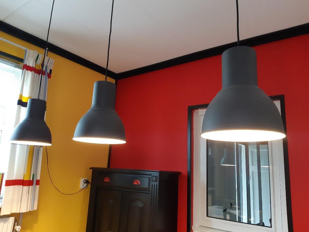 5x hanglamp "Hektar", Ophalen, Gebruikt, Metaal, Modern