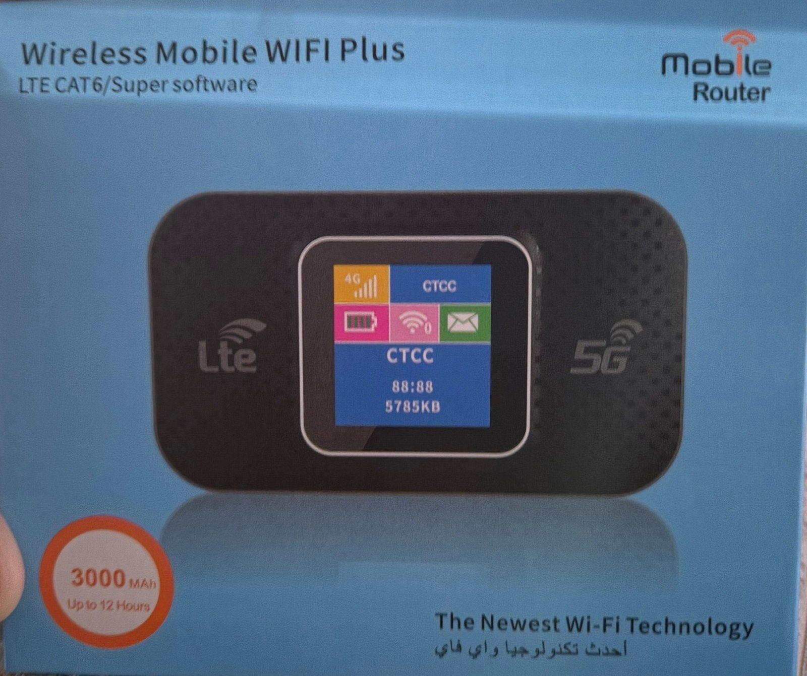 4G LTE MiFi Router Mobiele WiFi + 50 Euro Datategoed, Ophalen of Verzenden, Nieuw