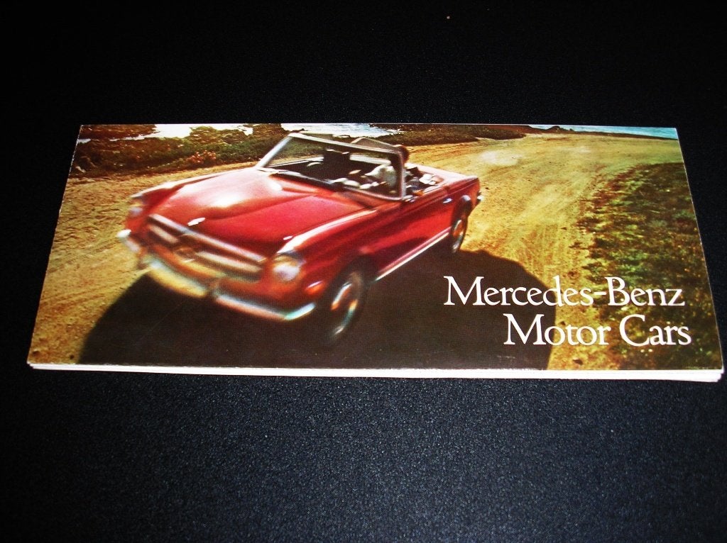 Mercedes-Benz Motor Cars,  programma, 1970, Ophalen of Verzenden, Zo goed als nieuw, Mercedes