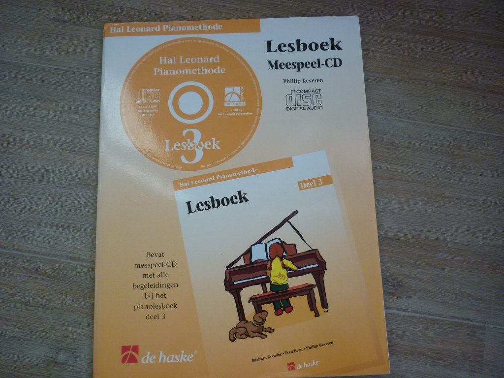 Hal Leonard Pianomethode - Meespeel-CD - voor - Deel 3, Gebruikt, Klassiek, Les of Cursus, Ophalen of Verzenden