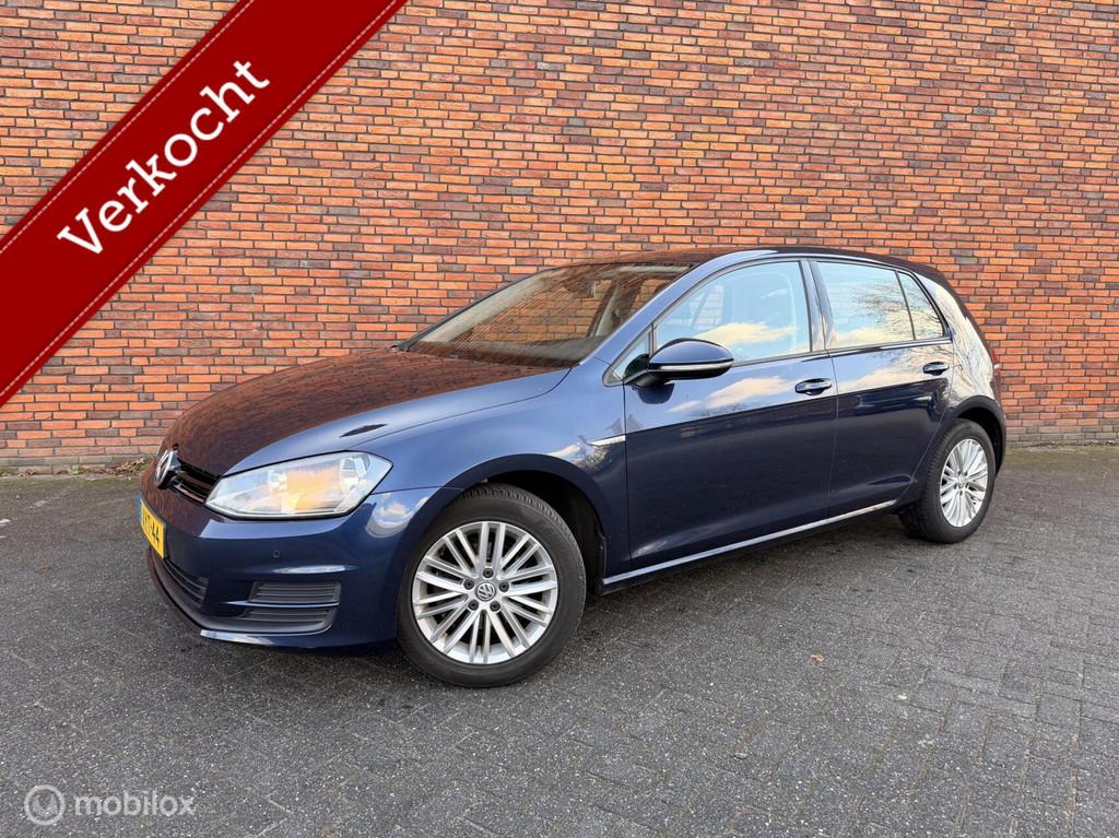 Volkswagen Golf 1.2 TSI CUP Edition Airco Automaat, Stof, Gebruikt, 4 cilinders, Blauw