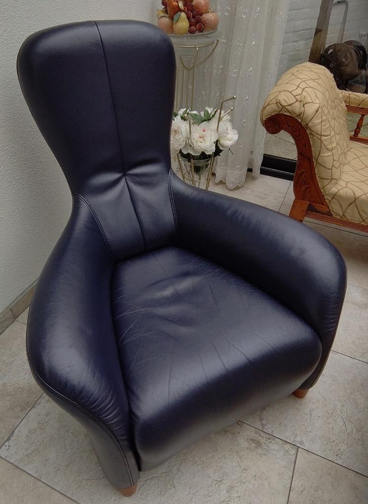 Dutch Design Fauteuil De Toekomst / Sitting Vision; Bugatti, Huis en Inrichting, Fauteuils, Ophalen, 75 tot 100 cm, Zo goed als nieuw