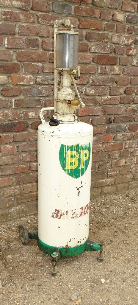 oude 2-takt benzinepomp pomp, Antiek en Kunst, Ophalen