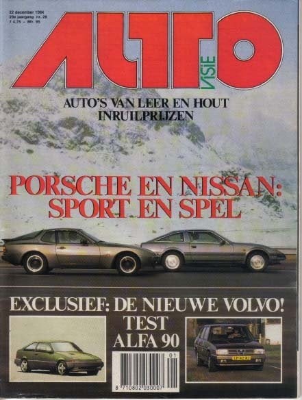 Autovisie 26 1984: Nissan 300ZX - Porsche 944 - Lancia Delta, Ophalen of Verzenden, Gelezen, Algemeen