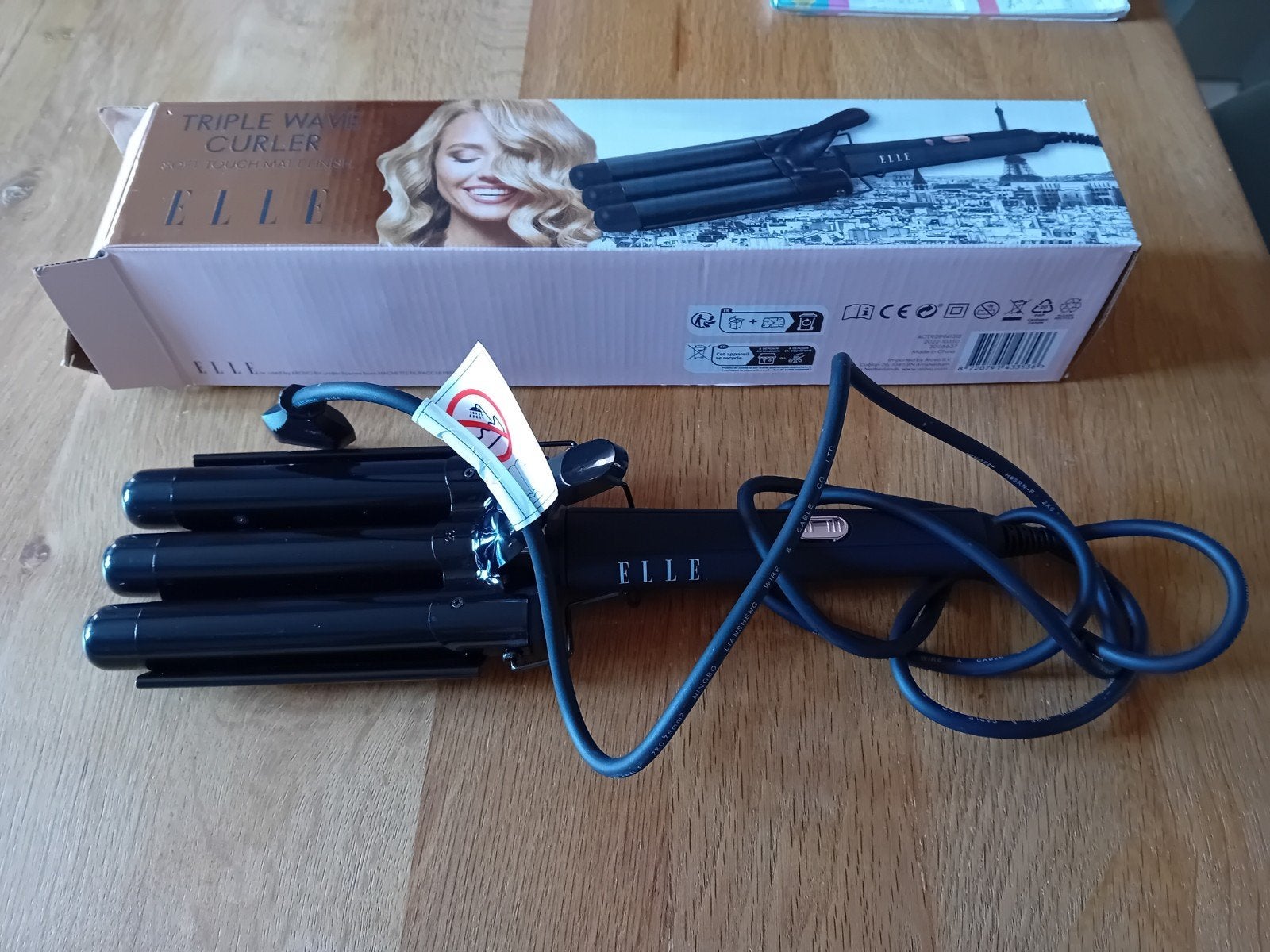 Elle Triple Wave Curler - Golven Krultang. nieuwstaat, Ophalen of Verzenden, Nieuw, Krultang of Stijltang