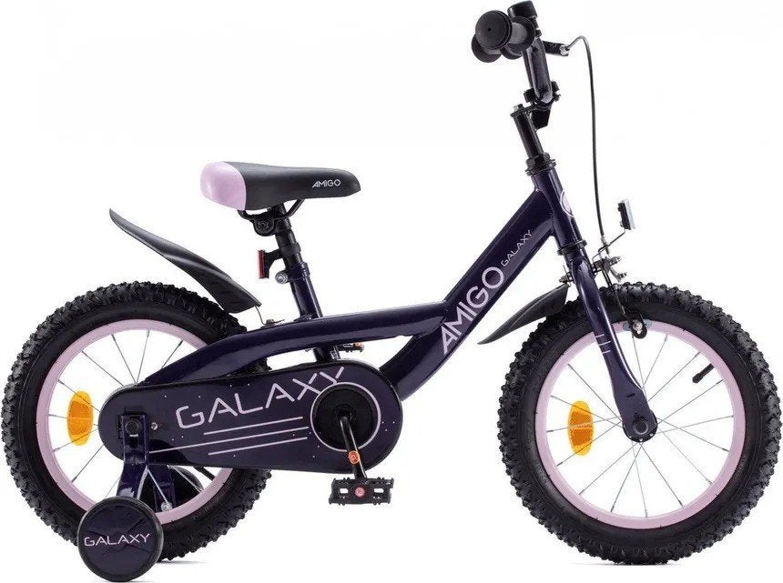 Amigo Galaxy Kinderfiets 14 inch, Ophalen, Terugtraprem, Gebruikt, Minder dan 16 inch