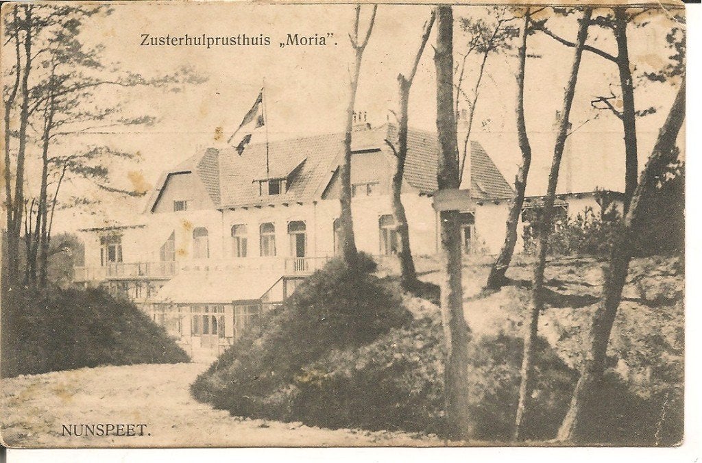 Zusterhulpruis "Moria" Nunspeet - Gelopen Ansichtkaart 1906, Ophalen of Verzenden, Voor 1920, Gelopen, Gelderland