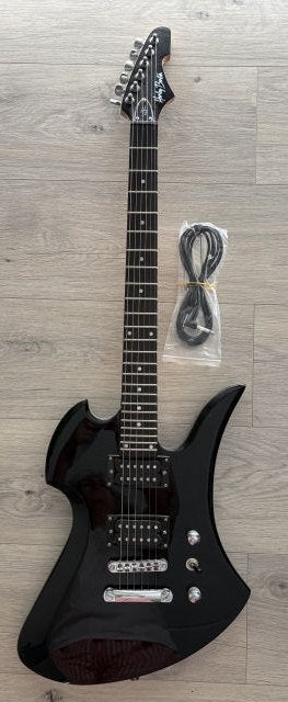 Harley Benton MB-20BK Rock Series, Muziek en Instrumenten, Ophalen, Nieuw, Solid body, Overige merken