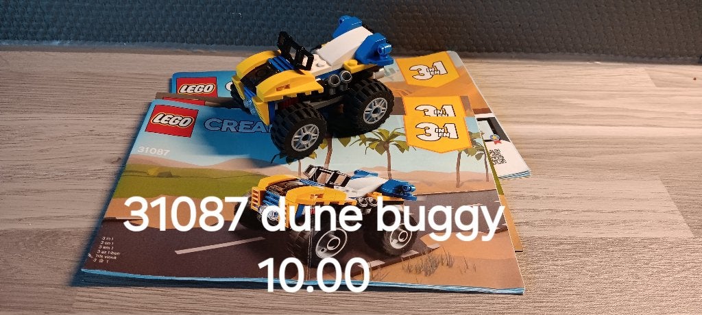 lego dune buggy 3 in 1 31087, Lego, Ophalen of Verzenden, Zo goed als nieuw, Creator