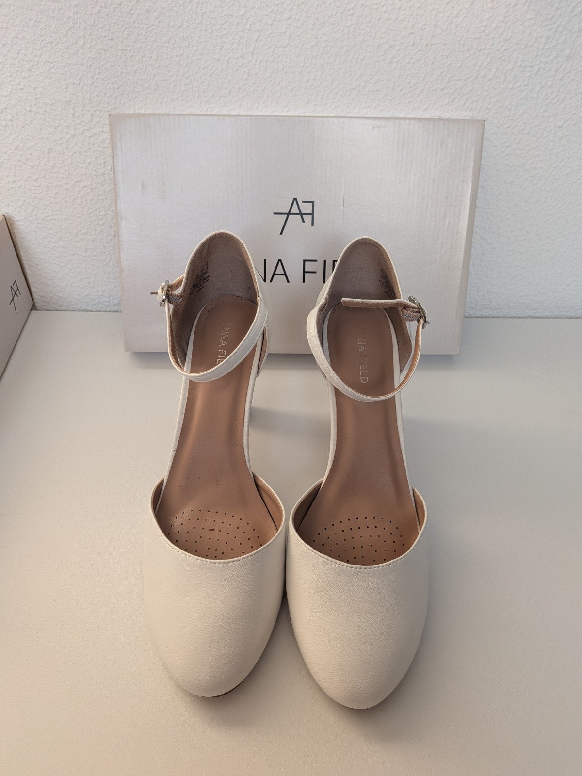 Anna Field witte pumps - maat 42, zo goed als nieuw, Wit, Ophalen of Verzenden, Zo goed als nieuw, Pumps