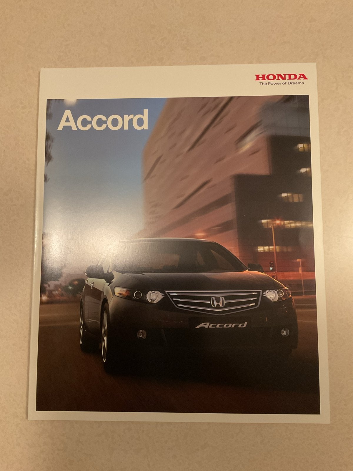 Honda Accord Sedan Brochure - Nieuwstaat, Ophalen of Verzenden, Nieuw, Honda