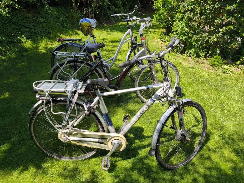 Buitenkansje: Drie elektrische fietsen, opknappers, 51 tot 55 cm, Ophalen, Gebruikt, Overige merken