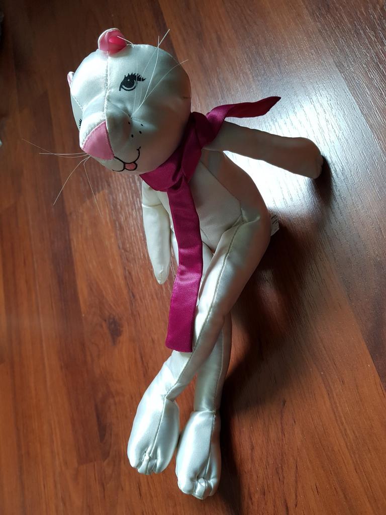 Vintage 80s panter kat knuffel pop jaren 80, Verzenden, Zo goed als nieuw