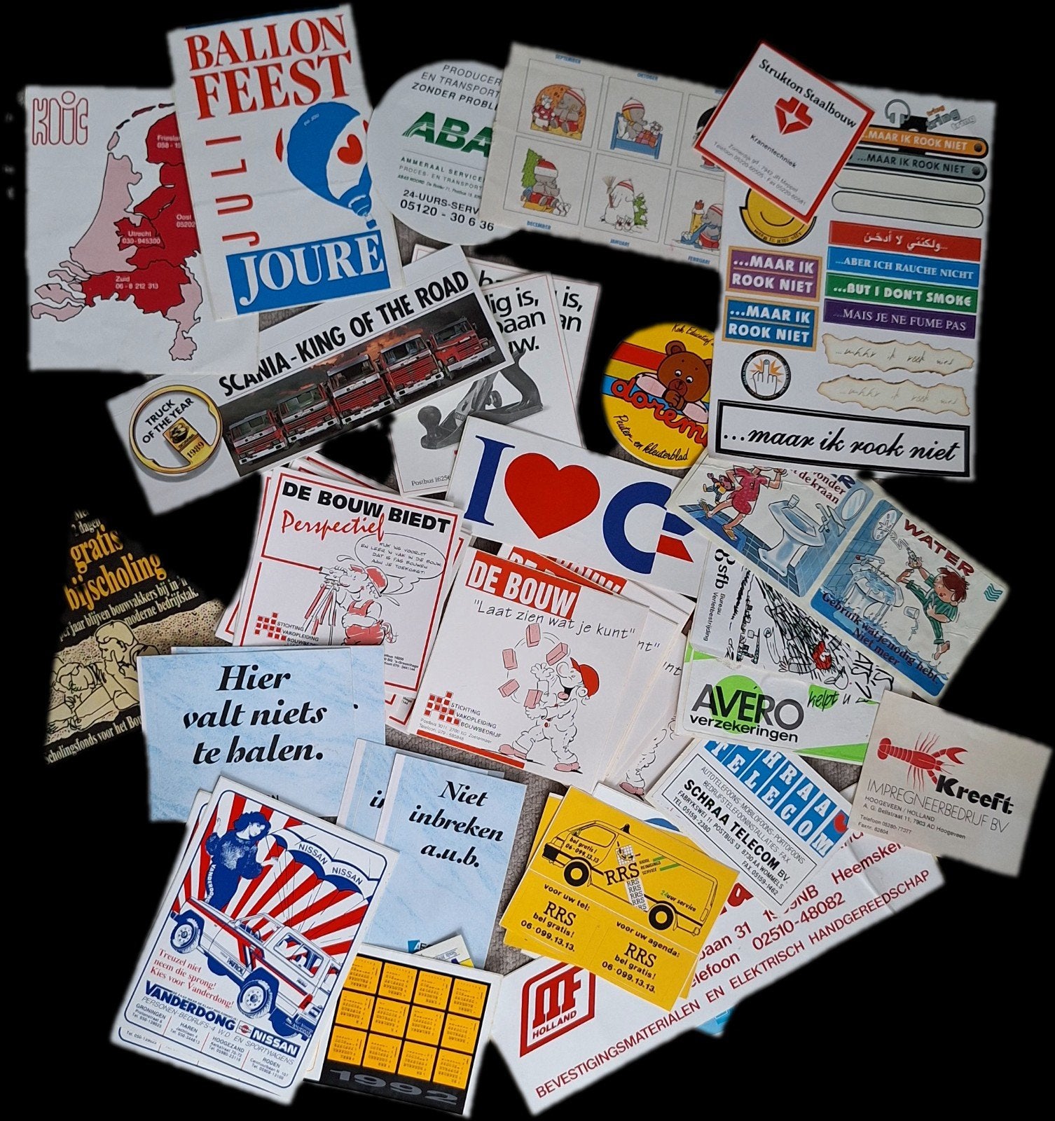 200+ Vintage Stickers Jaren '80, Verzamelen, Ophalen of Verzenden, Zo goed als nieuw, Overige typen