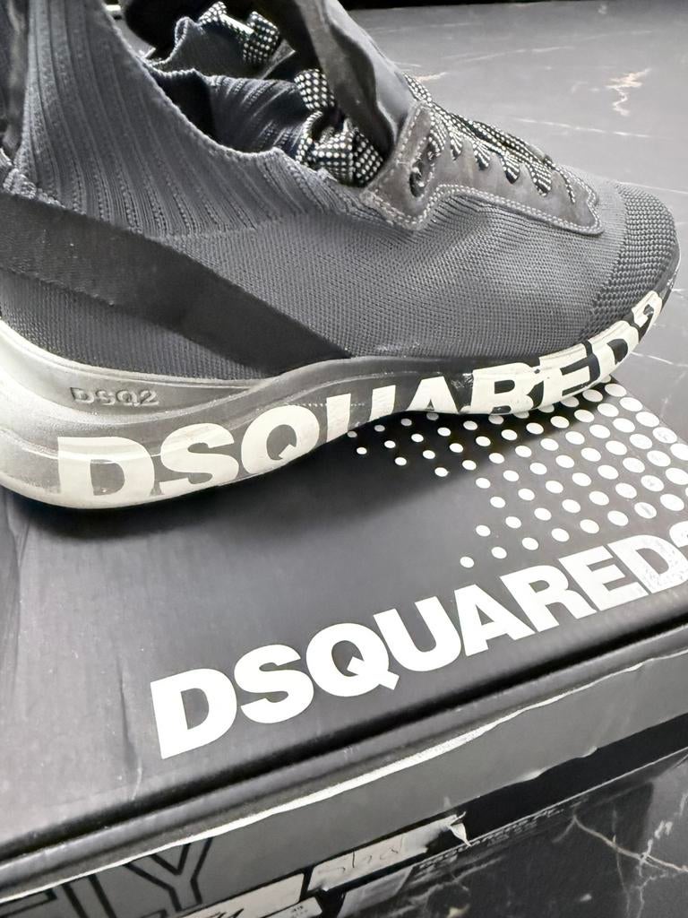 Dsquared2 sneakers heren, Zwart, Ophalen of Verzenden, Sneakers of Gympen, Zo goed als nieuw
