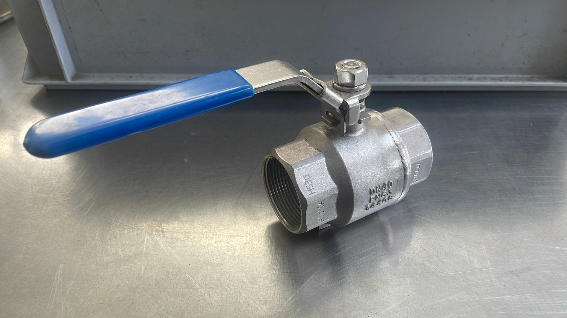 Rvs kogelkraan 1.1/2 63bar, Doe-het-zelf en Verbouw, Metalen, Ophalen of Verzenden, Nieuw