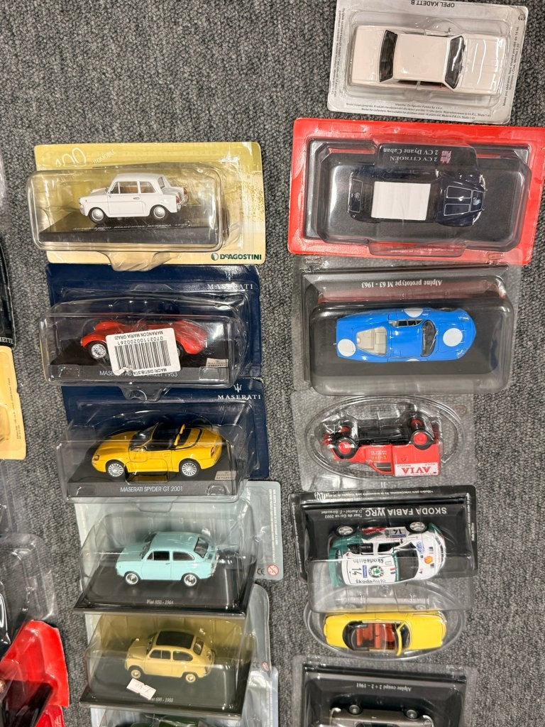 62x Tijdschriftmodellen Norev Hachette Citroen etc 1:43, Ophalen, Gebruikt, Auto, Norev