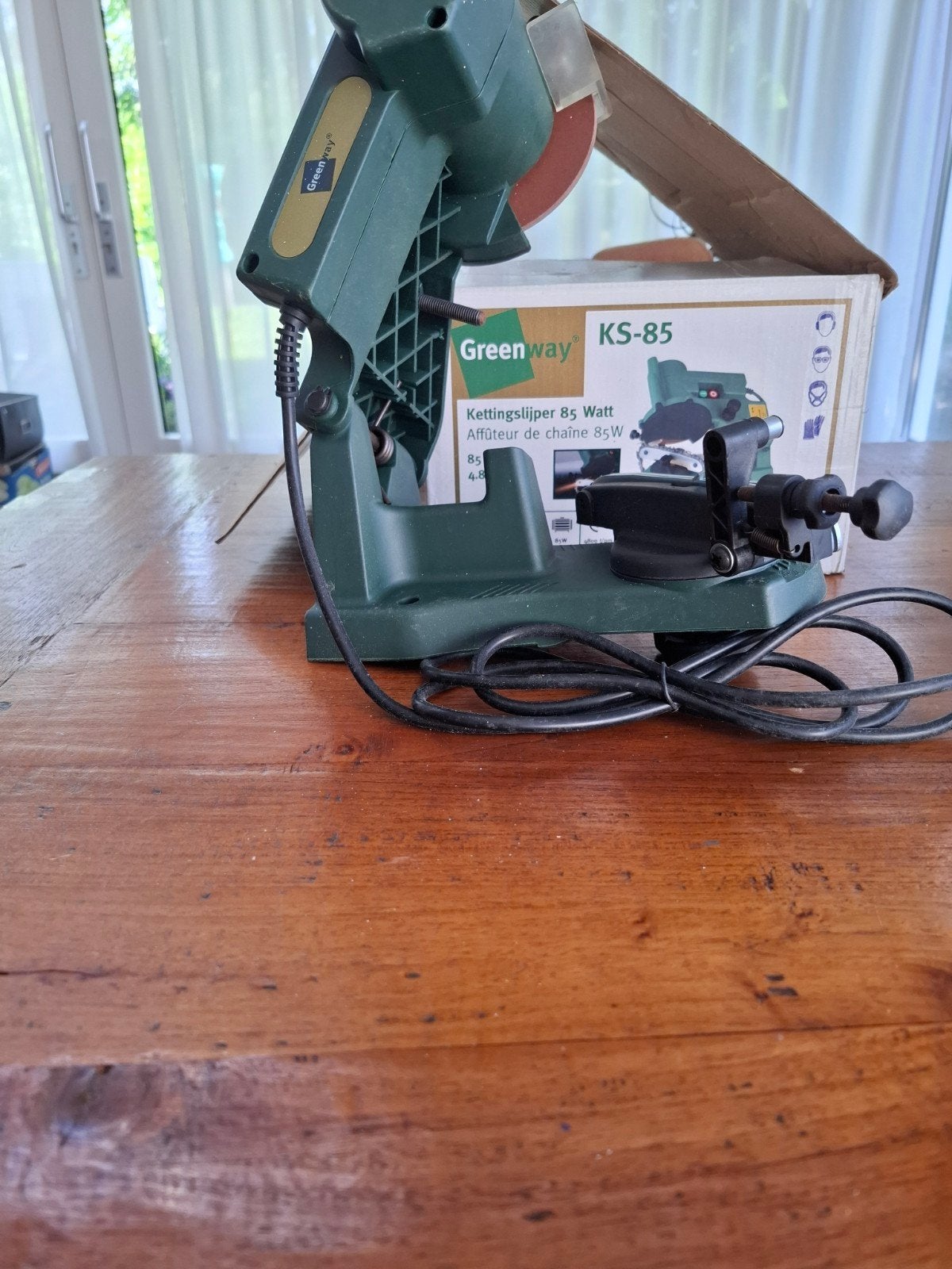 Kettingslijper Green Way 85 watt 4.800 toeren, Greenway, Overige typen, Ophalen of Verzenden, Zo goed als nieuw