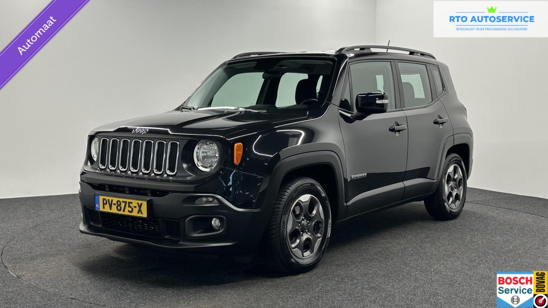 Jeep Renegade 1.4 MultiAir Night Eagle TREKHAAK NAVI CRIOSE, Stof, Gebruikt, 4 cilinders, Met garantie (alle)