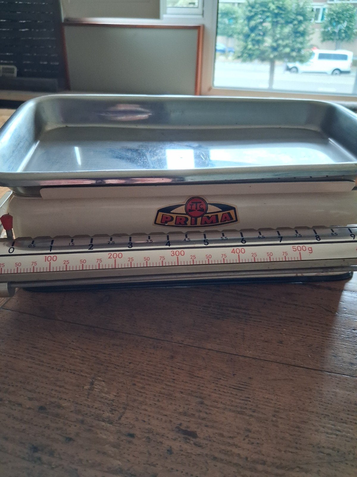 PRIMA Keukenweegschaal - Vintage en Functioneel, Ophalen, Keukenweegschaal, Gebruikt, Minder dan 10 kg